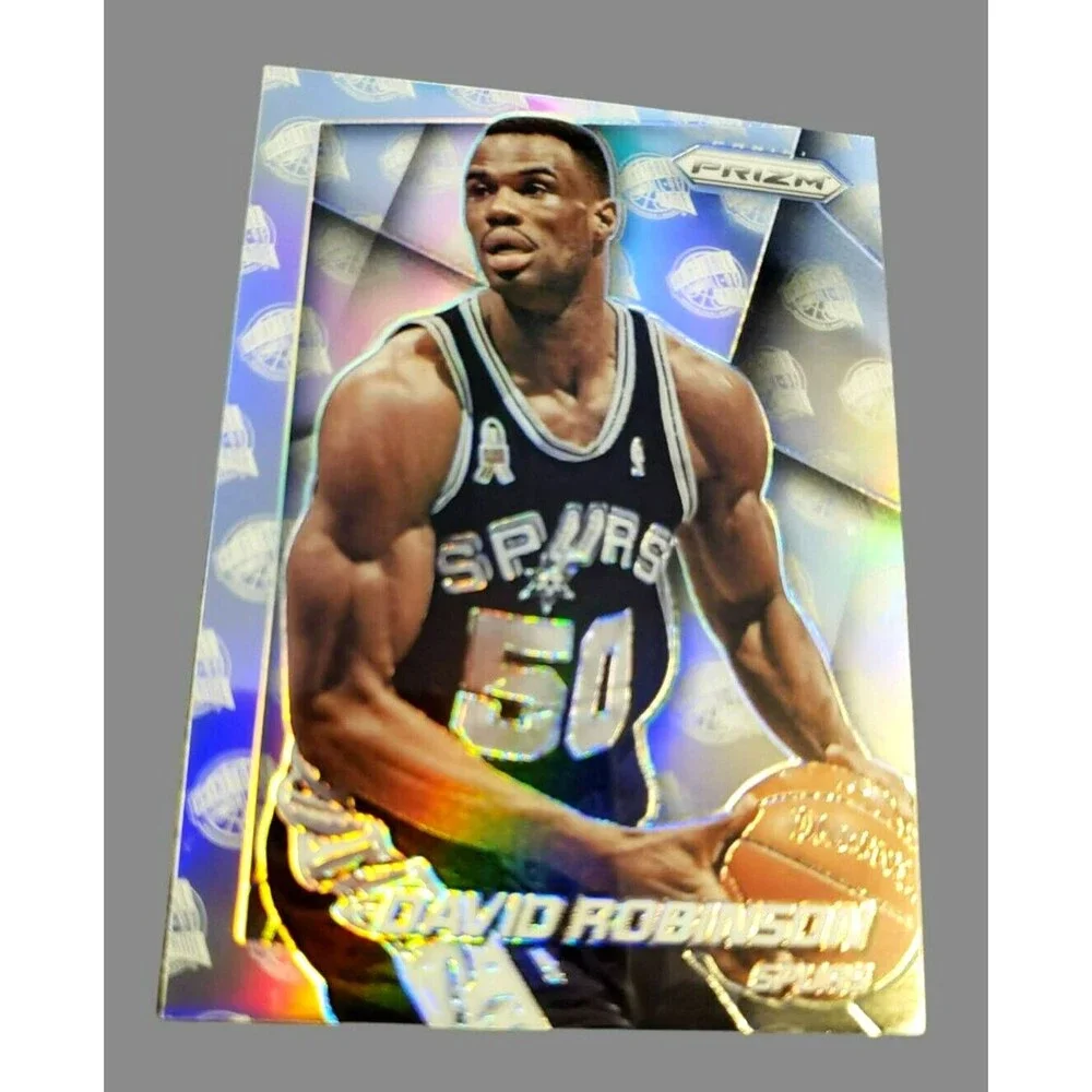 2014-15 Panini PRIZM DAVID ROBINSON Silver San Antonio Spurs Basketball Card# 28